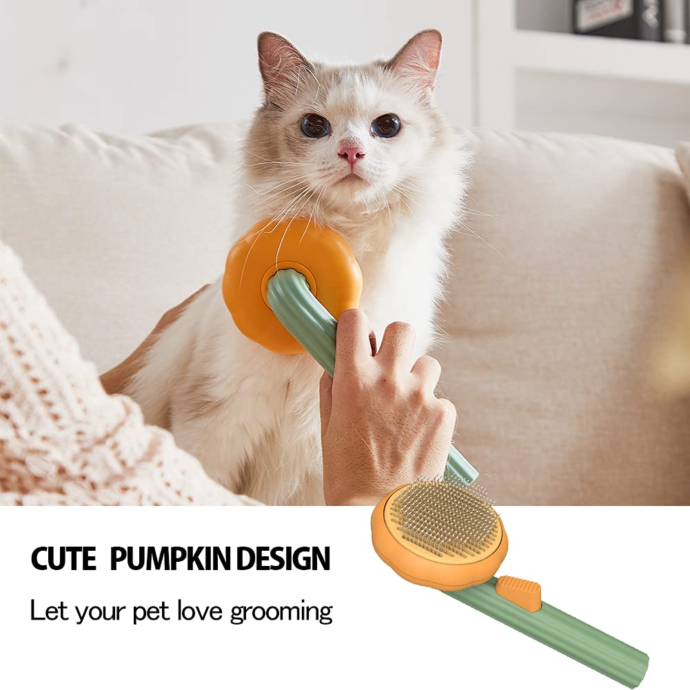 Self-Cleaning Slicker Brush