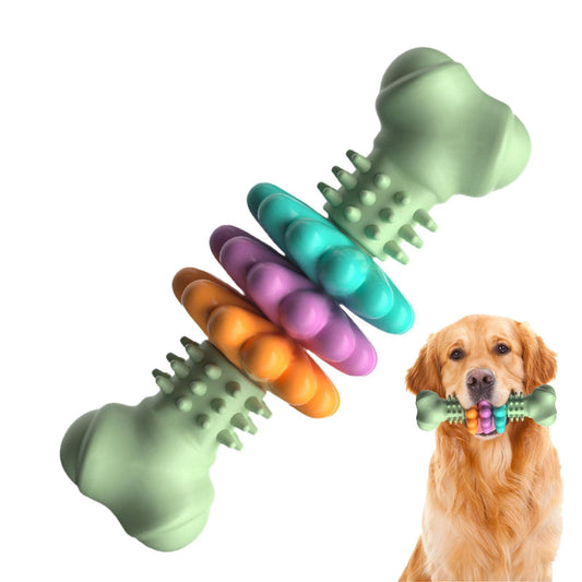PAWELLE indestructible bone-shaped dog chew toy