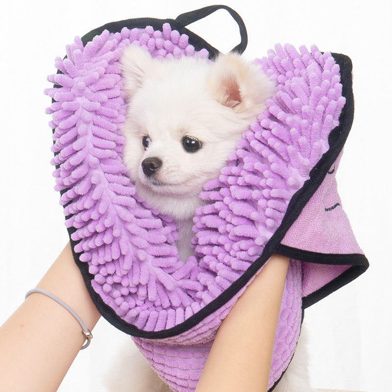 Quick-Dry Microfiber Pet Bath Towel